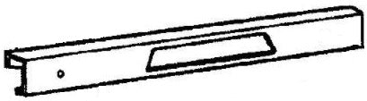 Dometic 2931865139 Refrigerator Upper Front Trim – Taupe