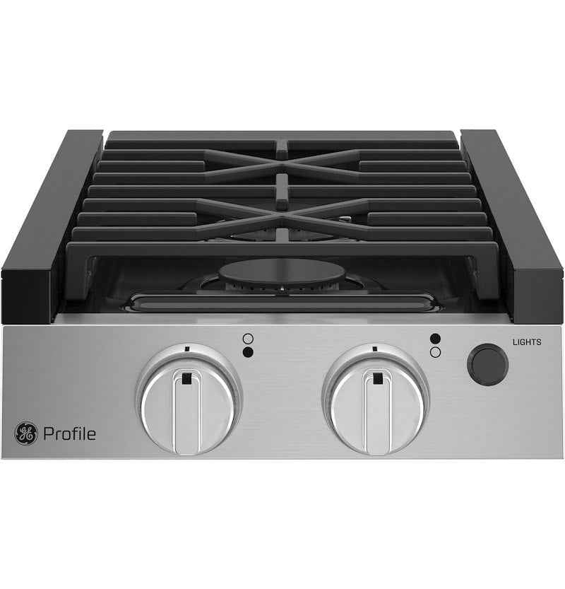 GE Profile PLU612RWSS RV Propane Cooktop 12" 2 Burner – Electronic Ignition