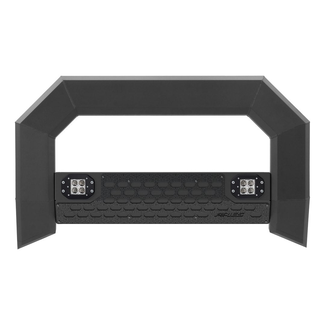 Aries 2163102 Bull Bar Black Carbide Powder Coated 5-1/2 Inch Yes with skid plate - image 3