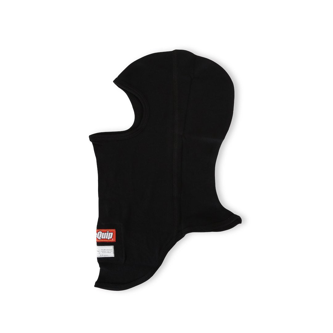 Racequip 433991 Black Single-Layer Flame-Resistant Hood