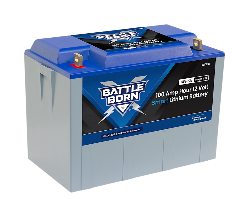 12V Group 31 Lithium Deep Cycle RV Battery 100Ah Smart LiFePO4 – BB10012I