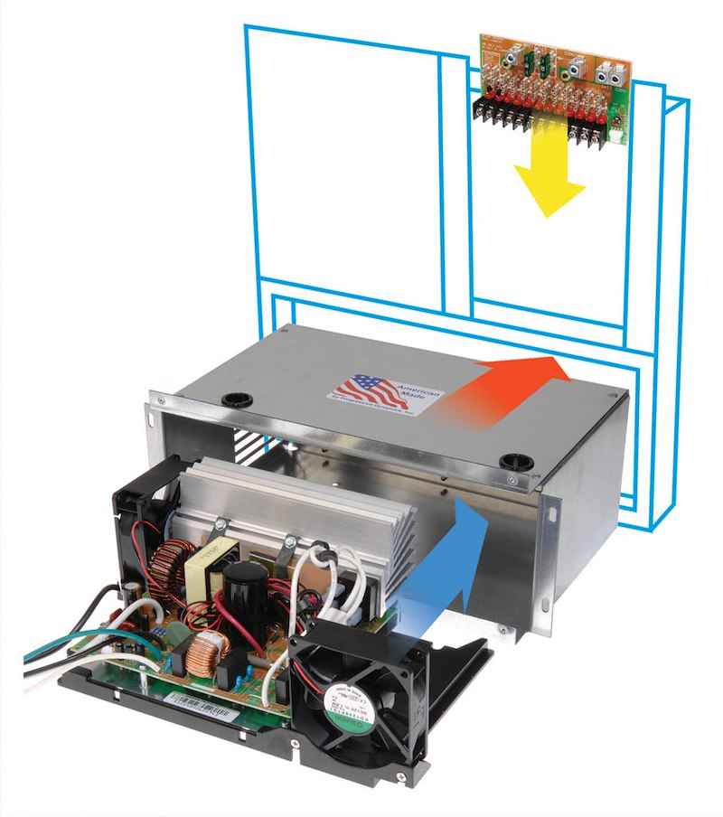 Inteli-Power 4600 Series RV Power Converter PD4635V – 35 Amp with Charge Wizard