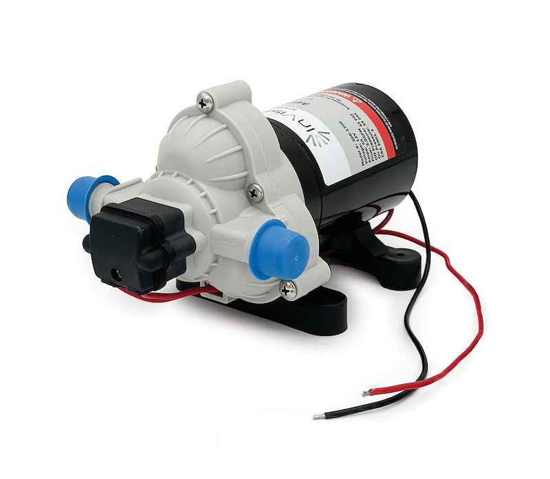 Invision 12V RV Fresh Water Pump 3.0 GPM Self-Priming 45 PSI 320-1200