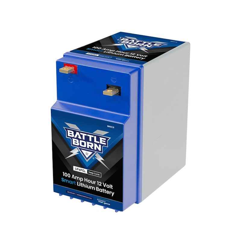 12V GC2 Lithium Deep Cycle RV Battery 100Ah Smart LiFePO4 – Battle Born BBGC2I