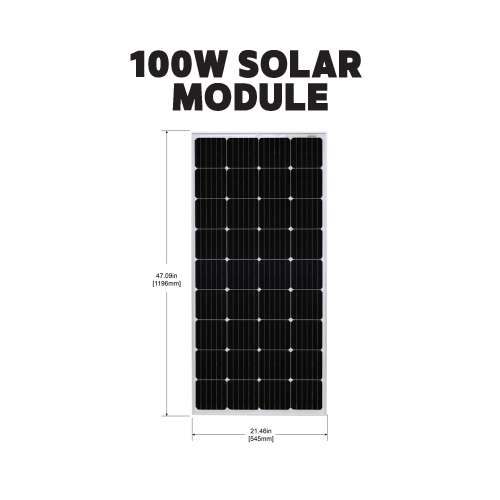 Go Power RETREAT 100W Solar Charging Kit – 30A Bluetooth PWM Controller