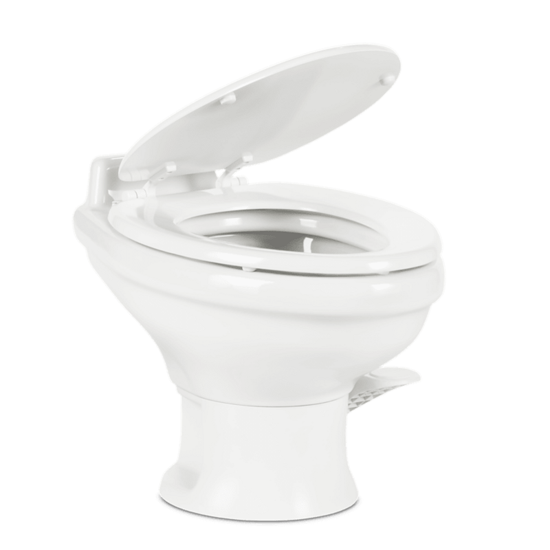 RV Toilet Dometic 302321681 – 321 Series – Permanent Ceramic Toilet – White