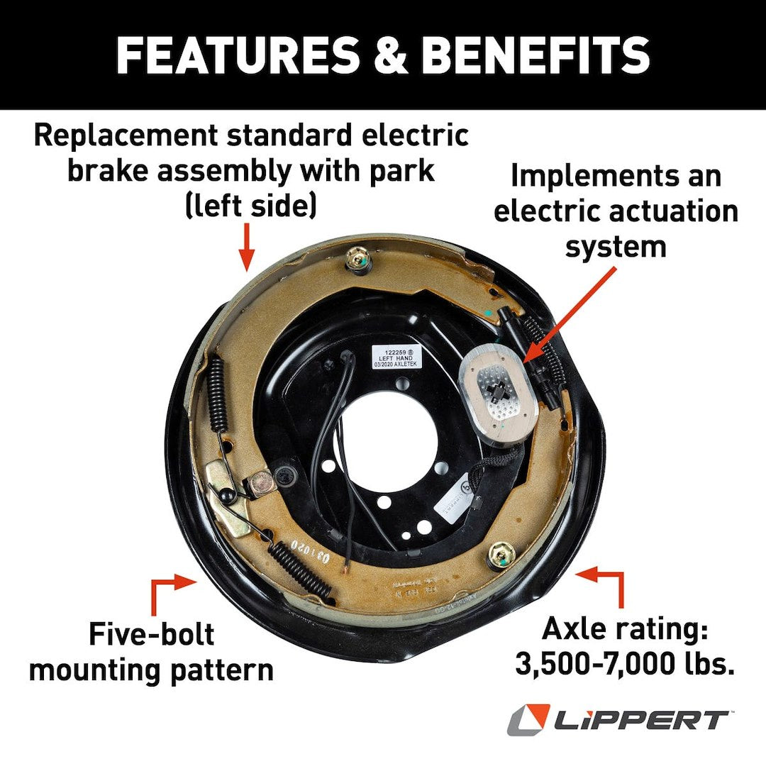 Lippert Components 298275 Trailer Brake Assembly - image 3