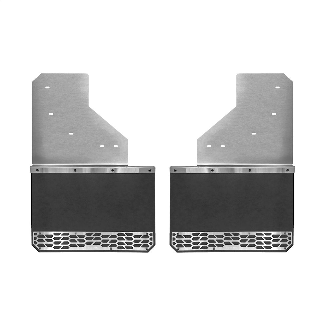 Putco 78445 Mud Skins Hex Shield Stainless Steel Mud Flaps, Set of 2