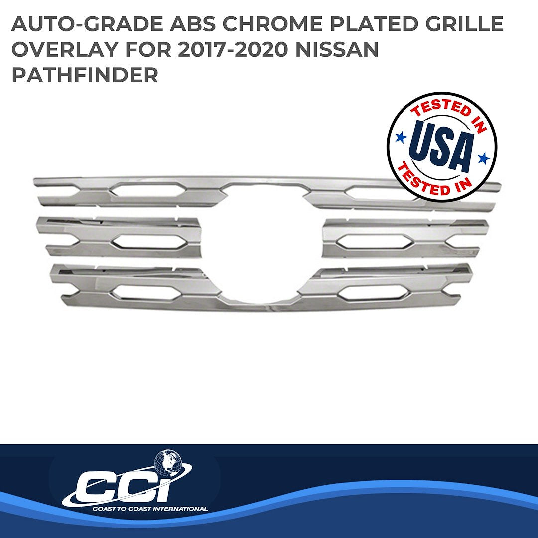 Coast To Coast GI146 Chrome Pathfinder Grille Overlay - image 2