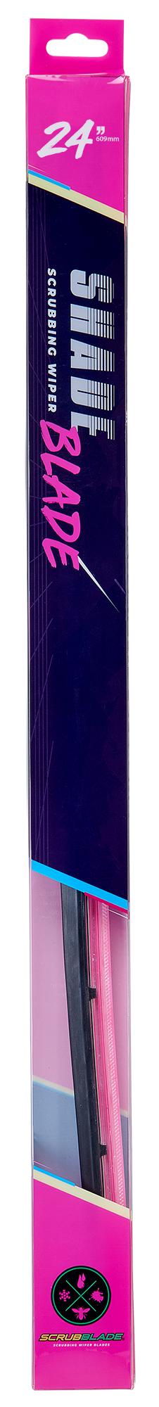 Scrubblade CBP2400 Pink All-Weather ShadeBlade Wiper