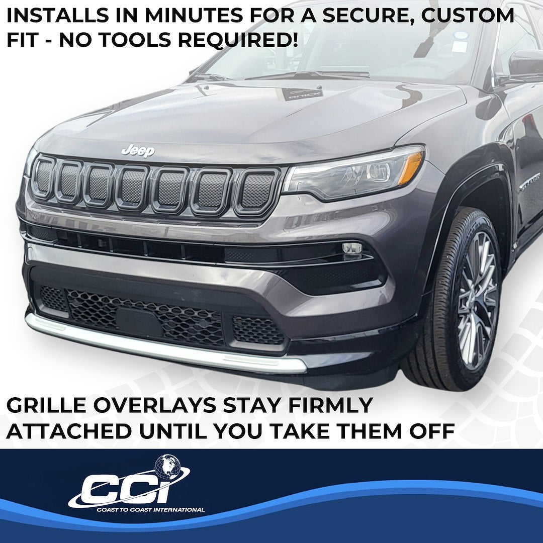 Coast To Coast GI194BLK Seven-Piece Black Bar Grille Overlay - image 5