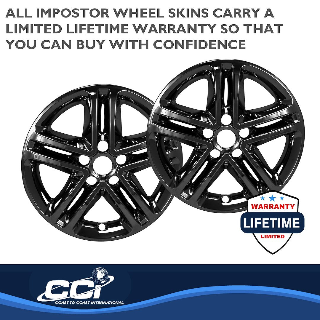 Coast To Coast IMP460BLK Black Santa Fe Impostor Wheel Skins - image 3