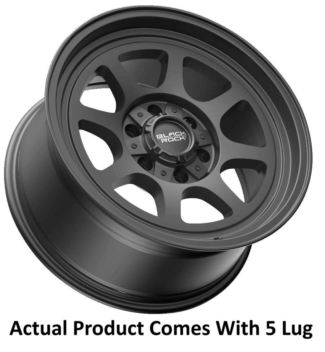 Black Rock 930GB7950 Series 930 Gloss Black 17 × 9 Wheel - image 1