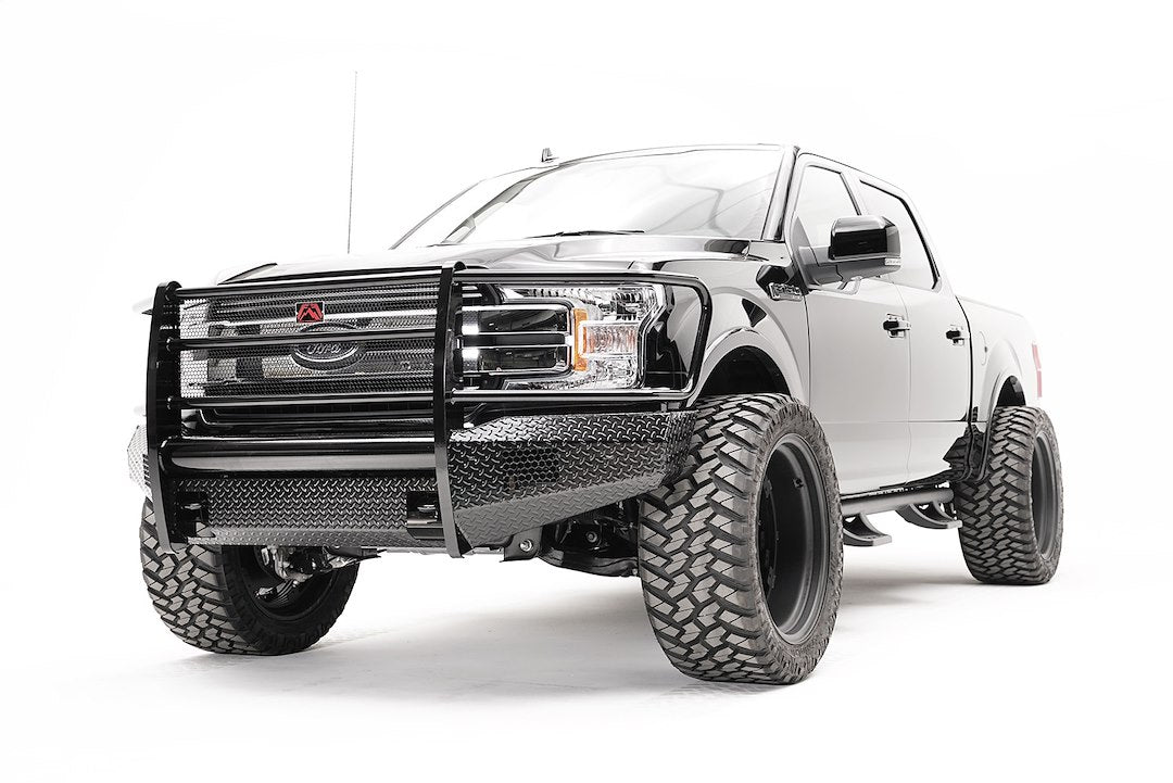 Fab Fours FF18-K4560-1 Black Steel Bumper for F-150
