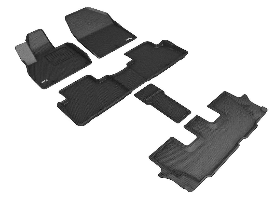 3D Mats KAGU Floor Liner Thermoplastic Rubber Of Carbon Fiber Texture L1KA05101509 - image 1