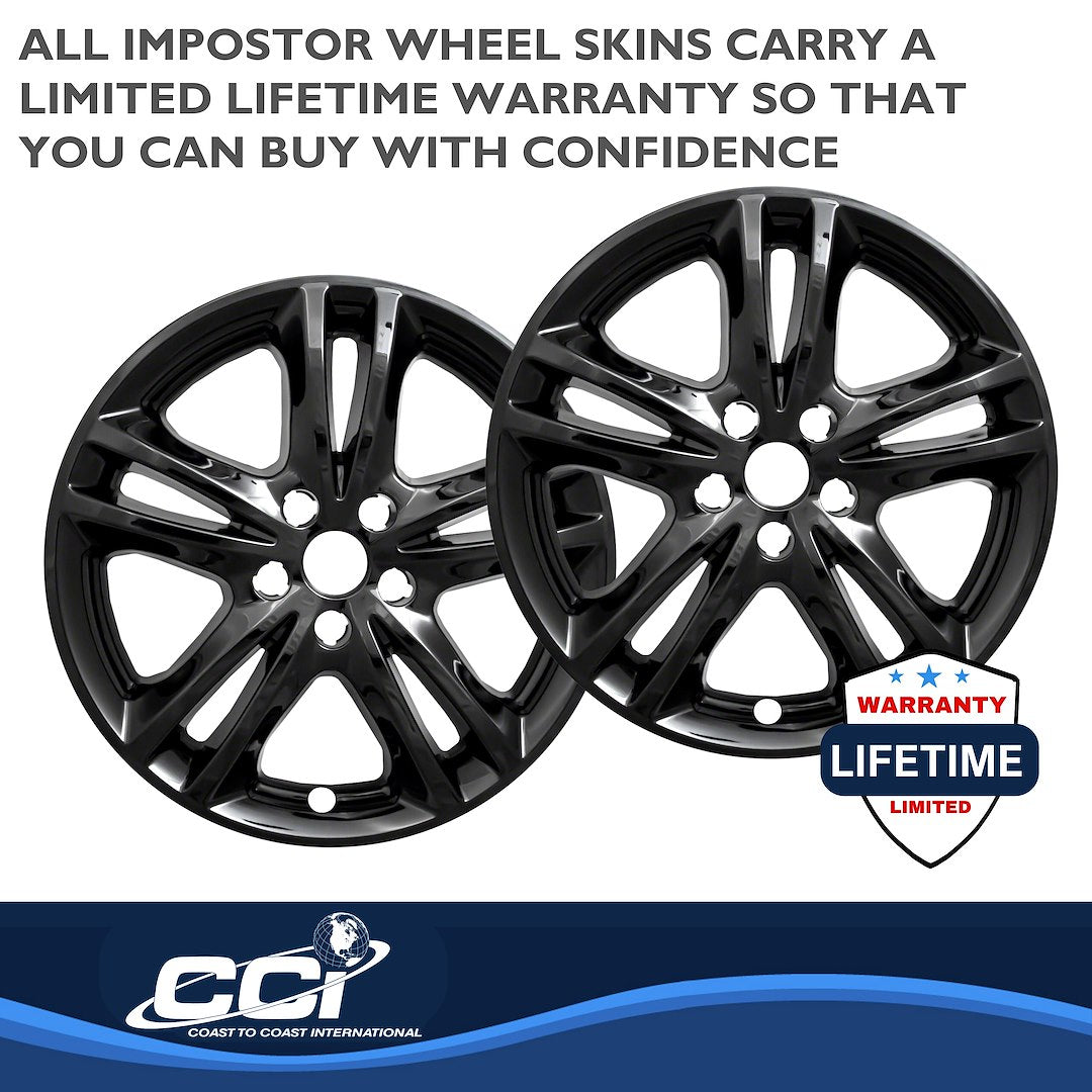 Coast To Coast IMP447BLK Black Fusion Impostor Wheel Skins - image 4