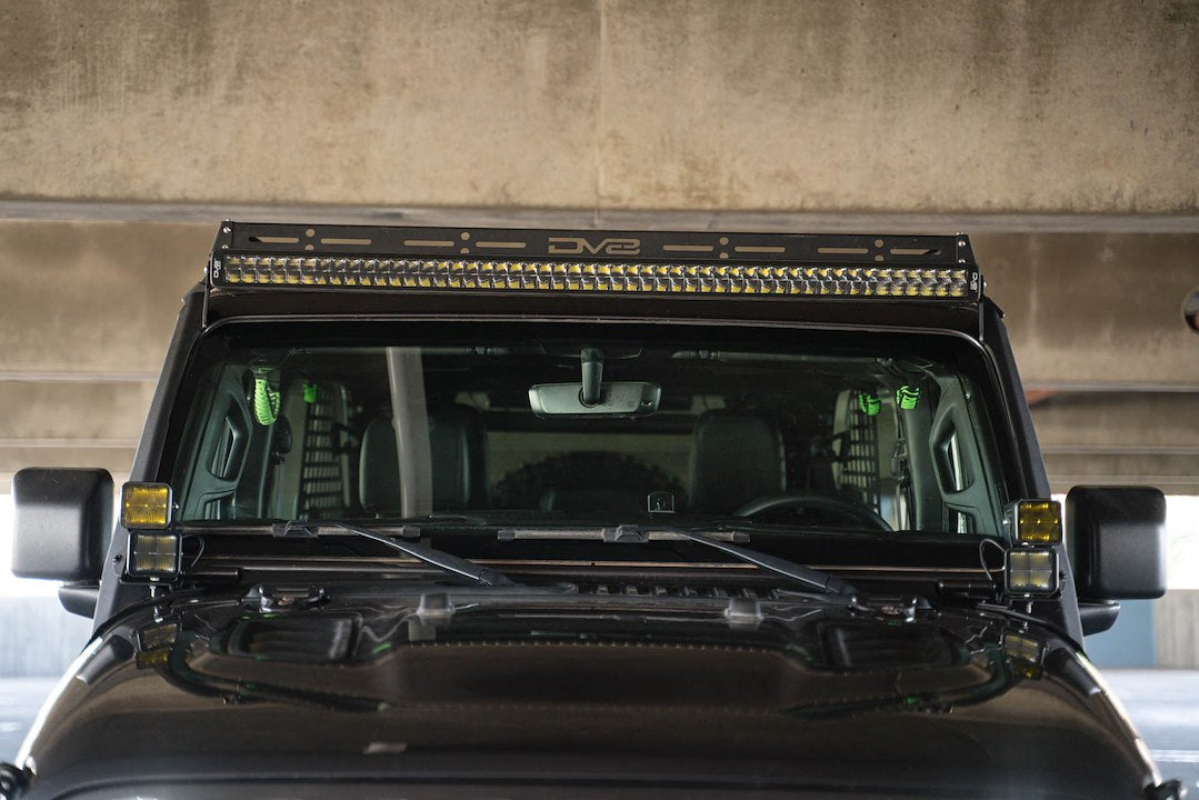 DV8 Offroad LBJL-11 Jeep JL/JT Dual A-Pillar Pod Mount