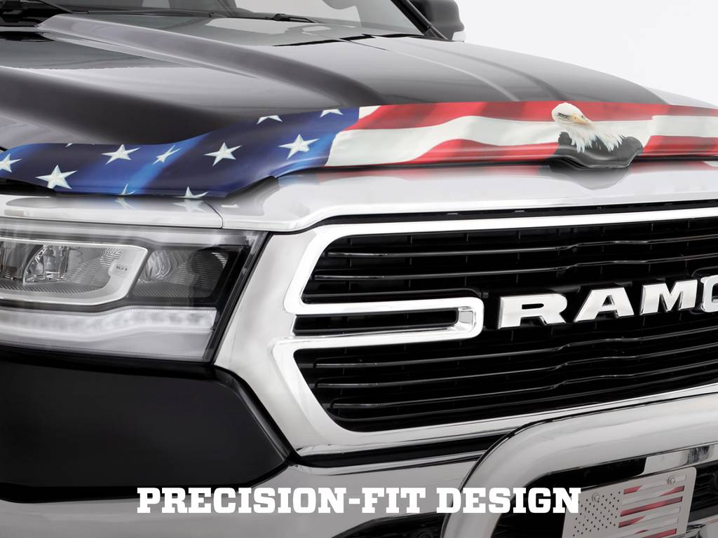 Husky Liner 2818054 American Flag Hood Bug Shield