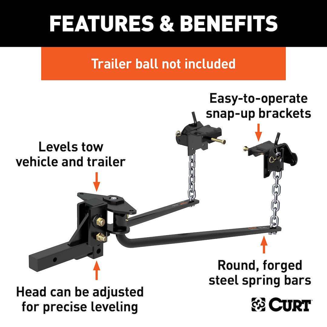 Curt 17052 Weight Distribution Hitch - image 2