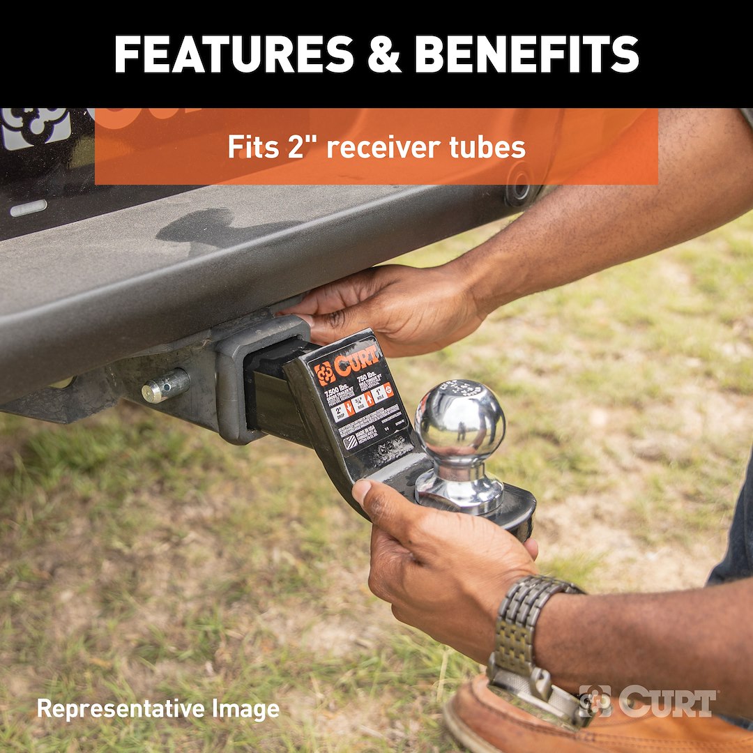 Curt 45290 Trailer Hitch Ball Mount - image 5