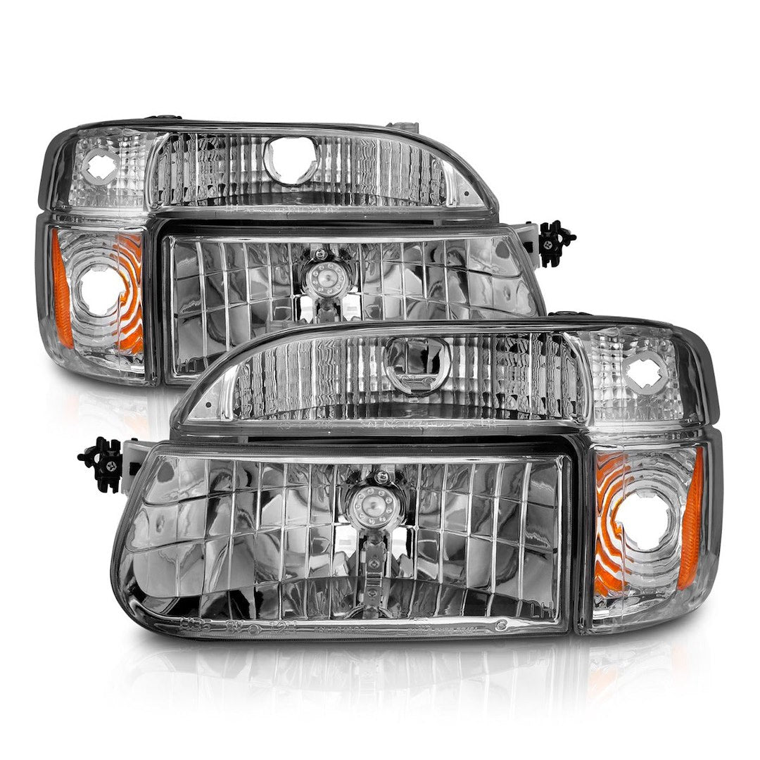 ANZO USA Crystal Clear Reflector Beam Halogen Sealed Beam Headlight Assembly 111040 - image 1