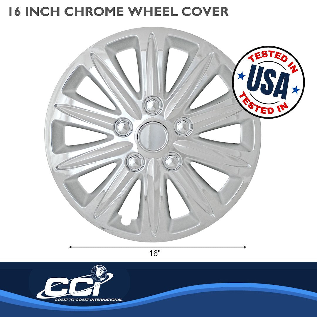 Coast To Coast 42015C 15-Inch Chrome 10-Spoke Covers - image 2
