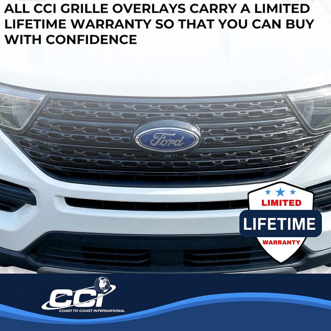 Coast To Coast GI197BLK Two-Piece Black Mesh Grille Overlay - image 4