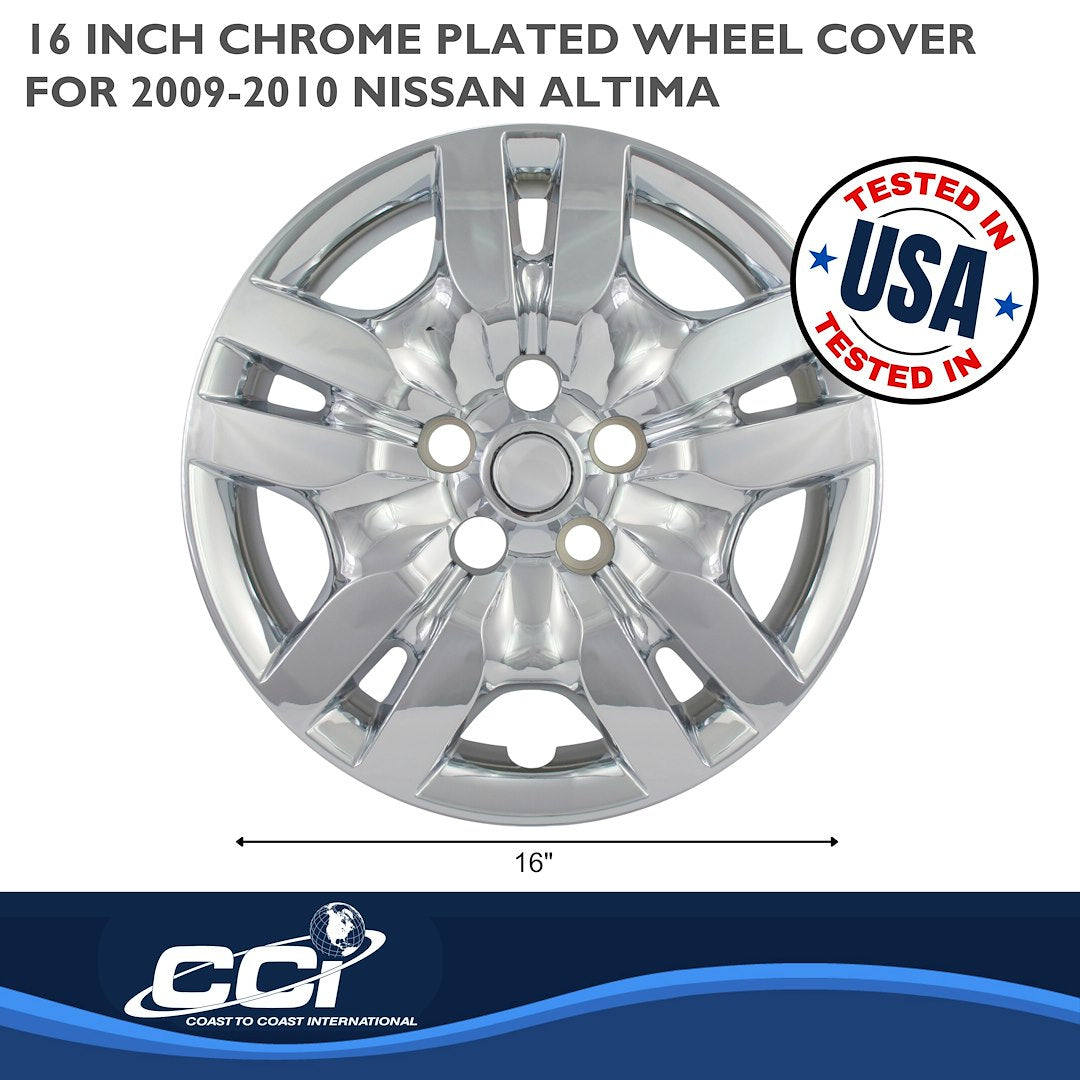 Coast To Coast 45516C Altima Chrome 10-Spoke Covers - image 2