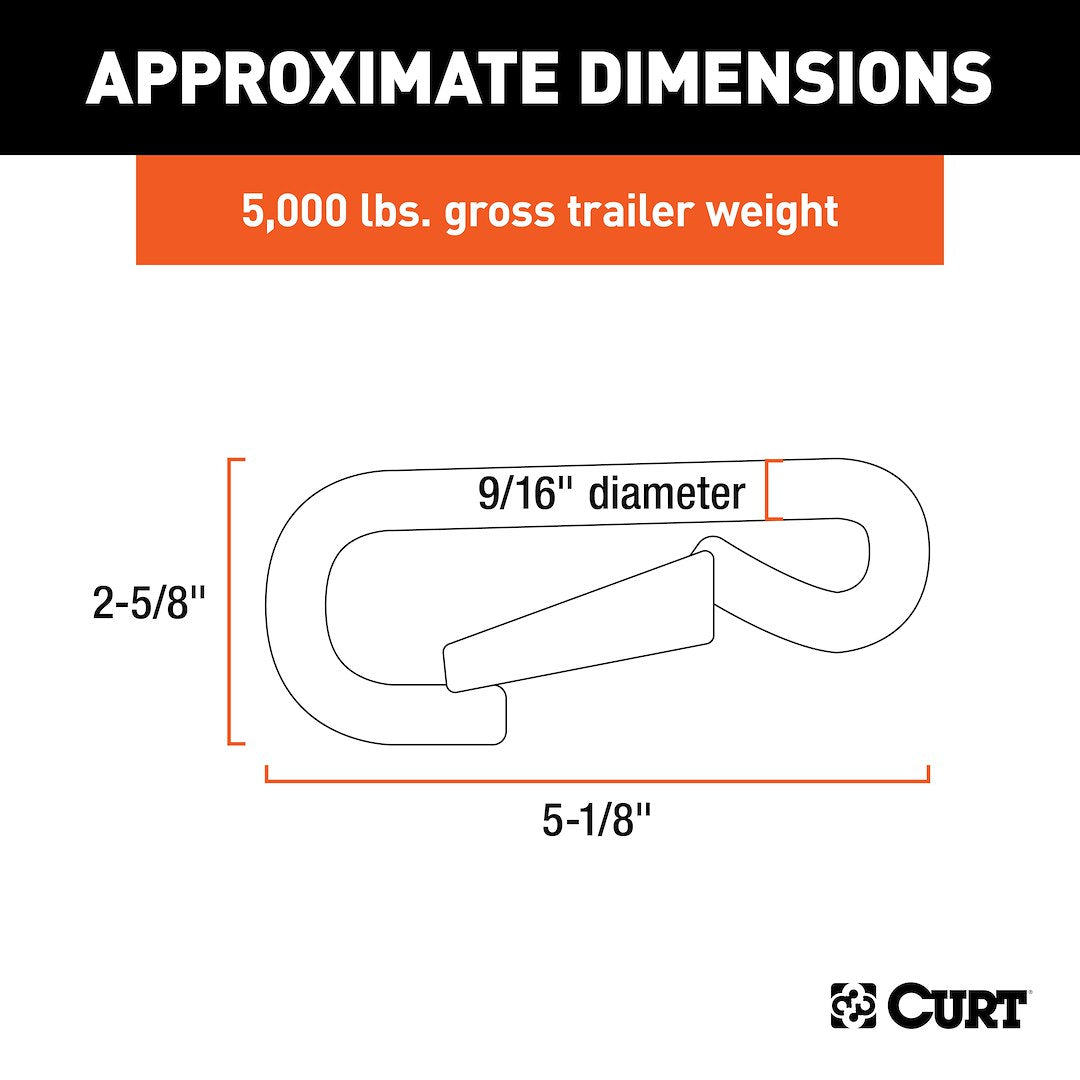 CURT Trailer Safety Chain Hook (81288)