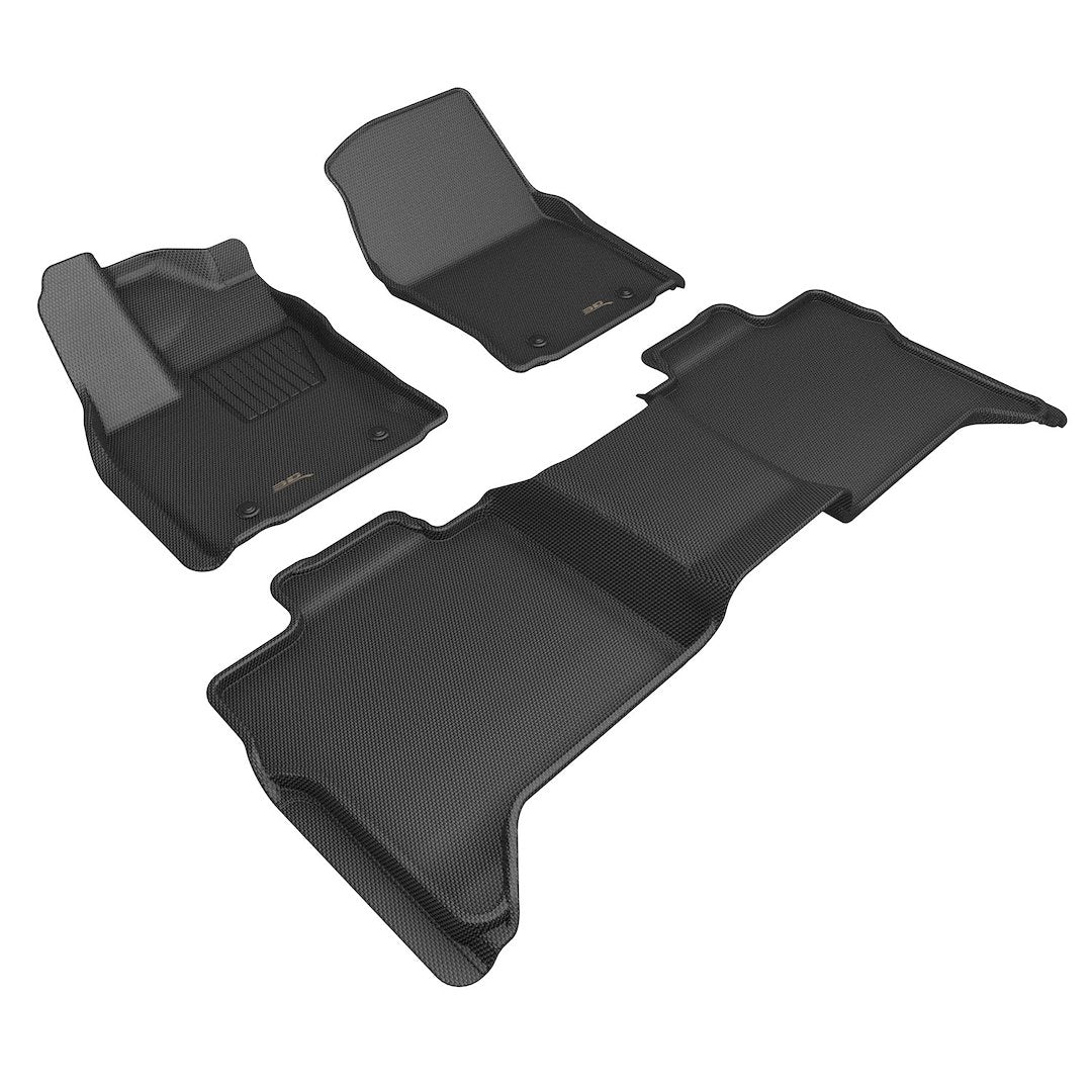 3D Mats KAGU Floor Liner Thermoplastic Rubber Of Carbon Fiber Texture L1TY28801509 - image 1