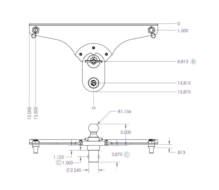 Gen-Y Hitch Gh-21005 Gooseneck Trailer Hitch Ball - image 4