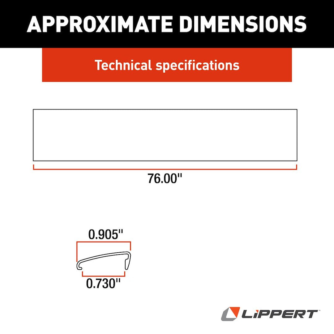 Lippert Components 326191 Screen Door Trim - image 3