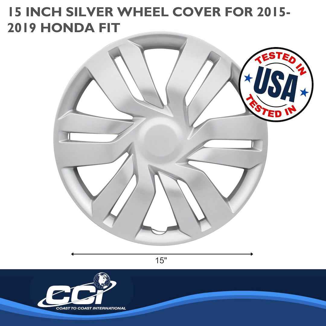 Coast To Coast 53415S Fit Silver Double-Spoke Covers