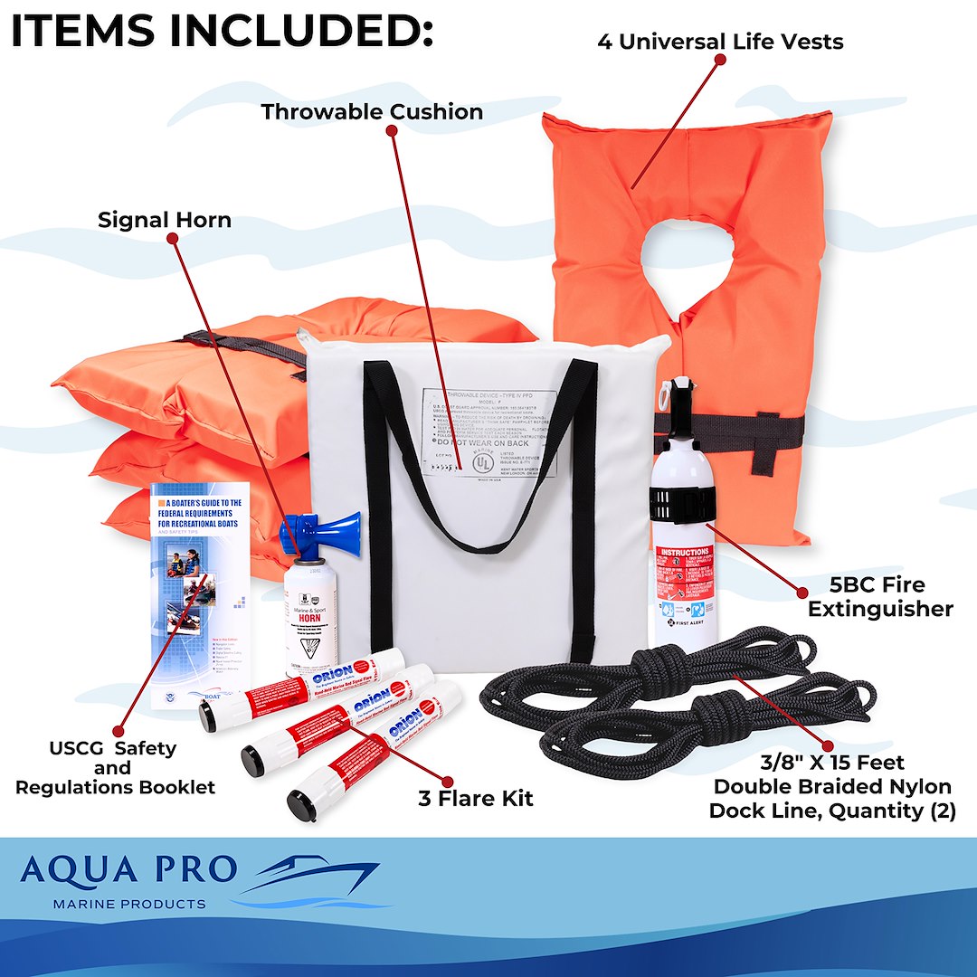 Aqua Pro Marine M42200 Boater Safety Kit - image 4
