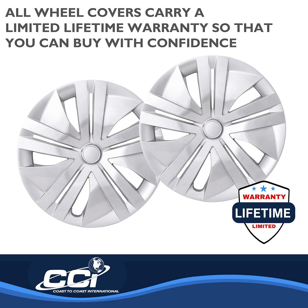 Coast To Coast 55116S Silver Leaf Wheel Covers, 16-Inch - image 3