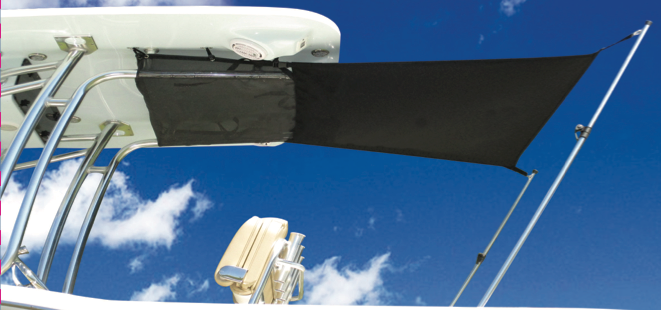 Carver Ts6-Blk Boat T-Top Shade Extension - image 1
