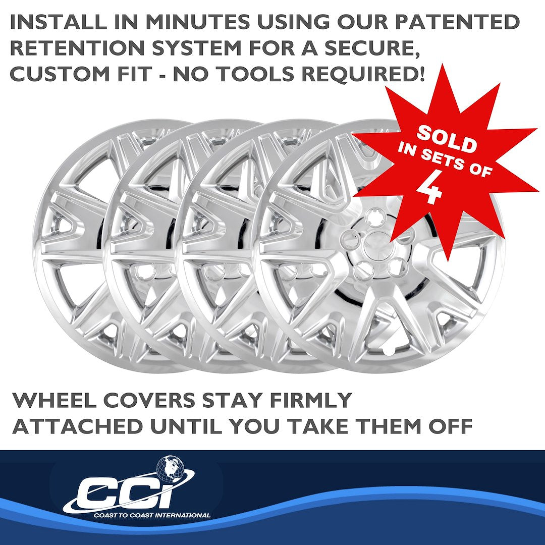 Coast To Coast 47117C Escape Chrome Split-Spoke Covers - image 4