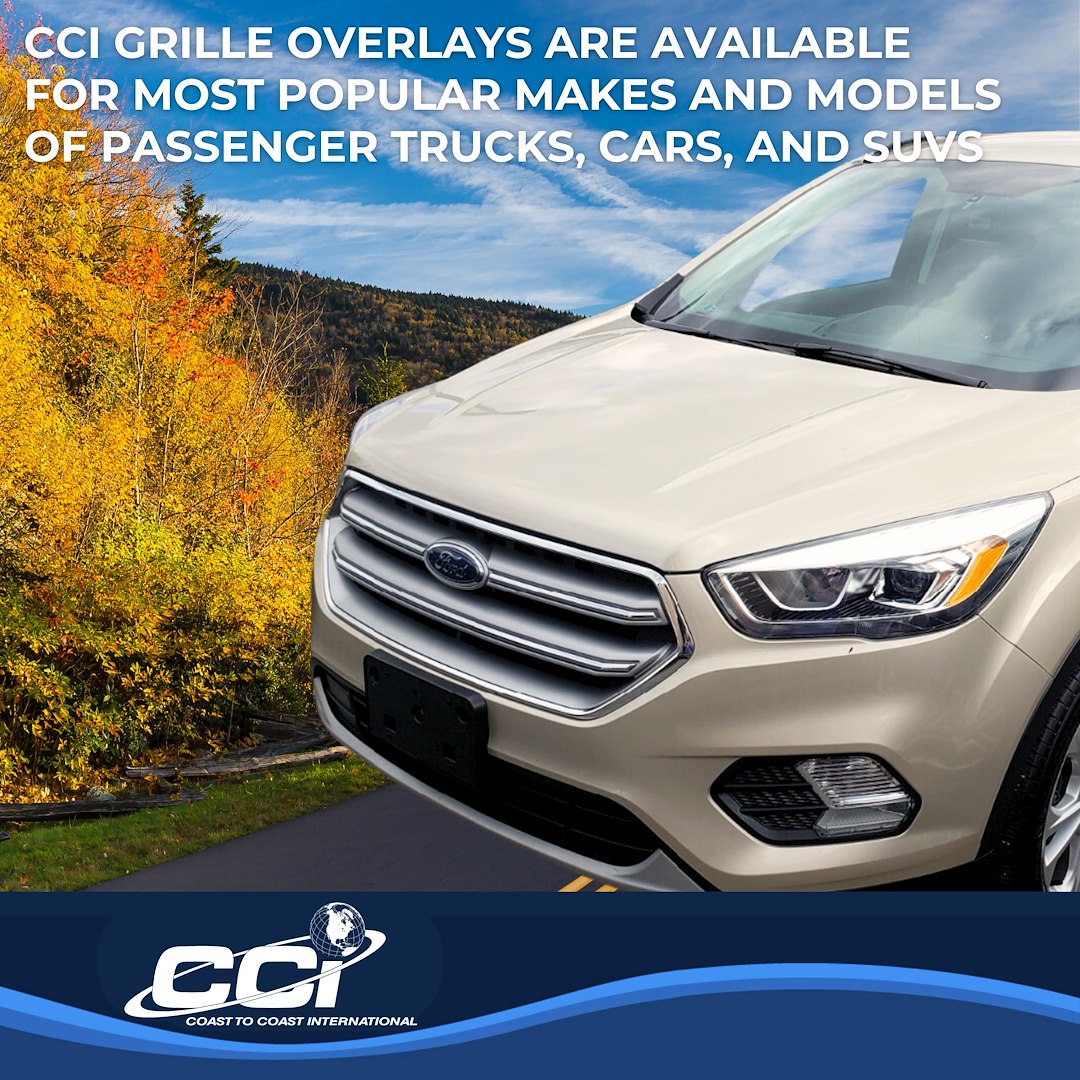 Coast To Coast GI148 Chrome Two-Bar Escape Grille Overlay - image 5