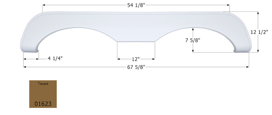 Icon 01623 Fender Skirt