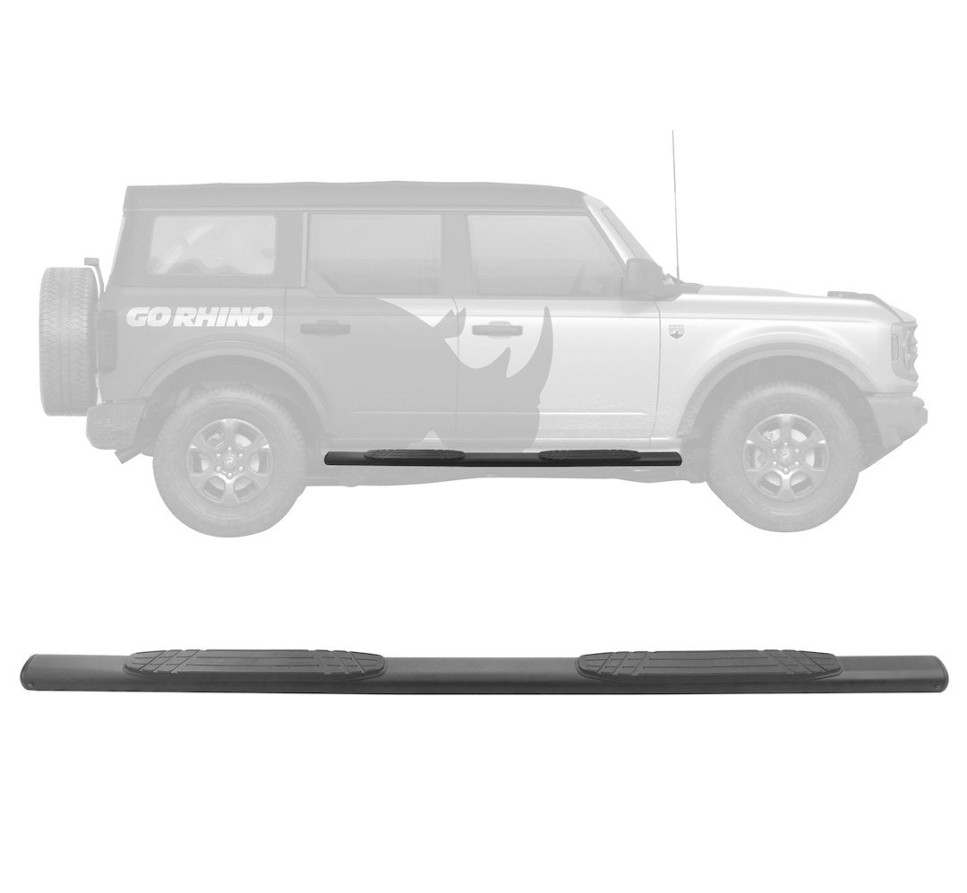 Go Rhino 10473T 1000 Series Nerf Bar for 18 Wrangler JLU