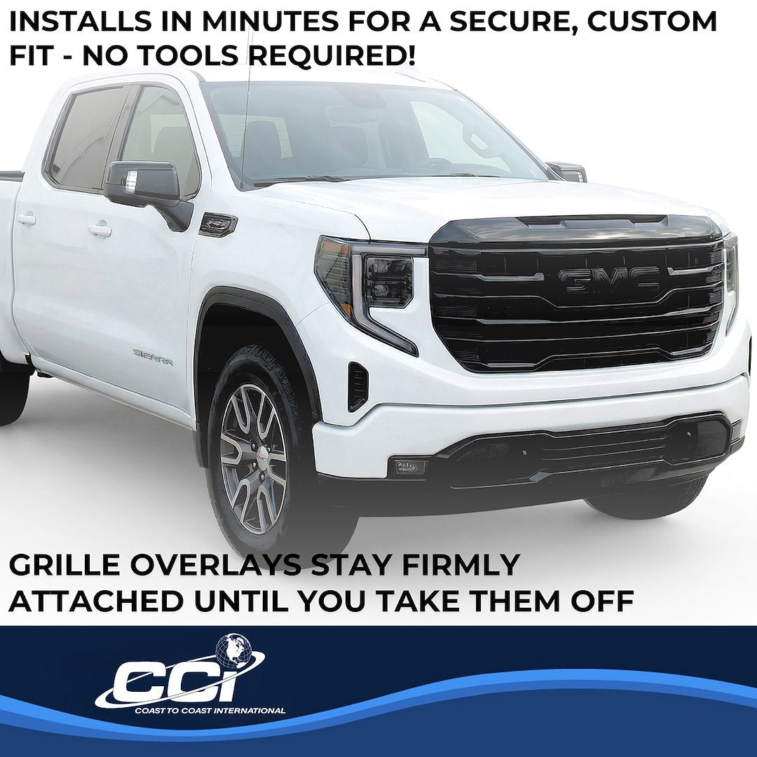 Coast To Coast GI205BLK Gloss Black 8-Piece Grille Overlay - image 4