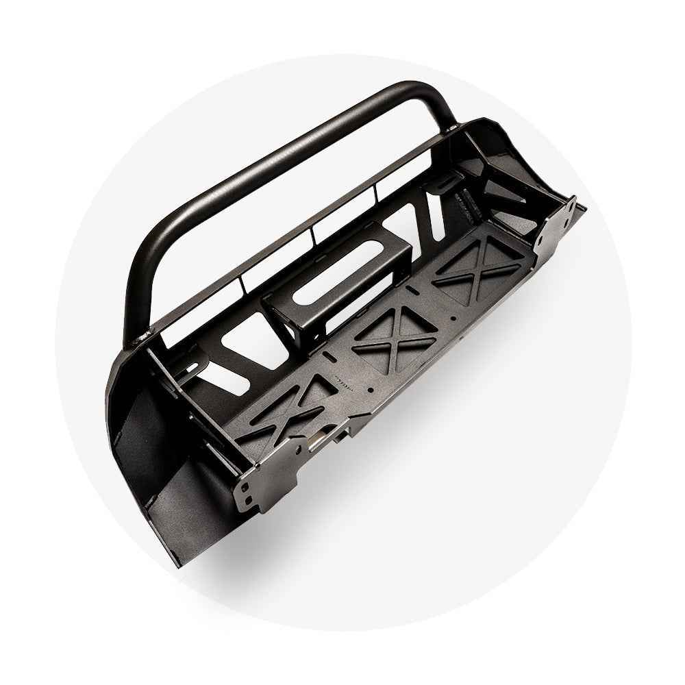 Cali Raised LED CR3306 Tacoma Stealth Bumper with Bull Bar