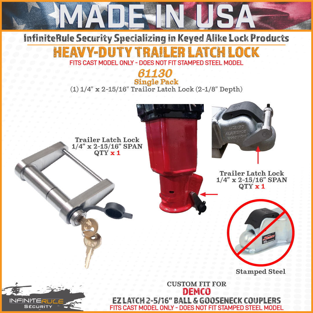 Infiniterule 61130-S Trailer Hitch Lock - image 2