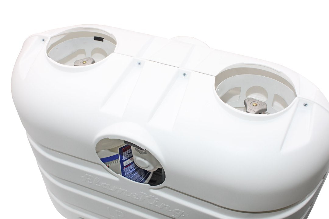 Flame King Ysn-Pcc-Rv30-Wht Propane Tank Cover - image 6