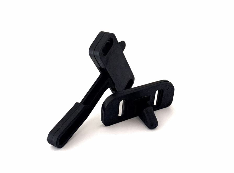 JR Products Screen Door Latch (11215) – Color: Black