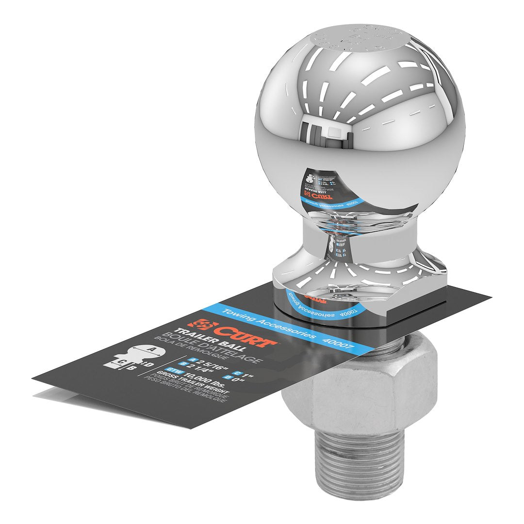 Curt 40007 Trailer Hitch Ball - image 2