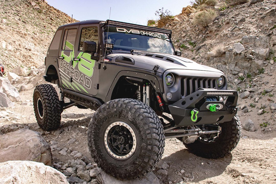 DV8 Offroad HDMB07-02 Black Vented Heat-Dispersion Hood