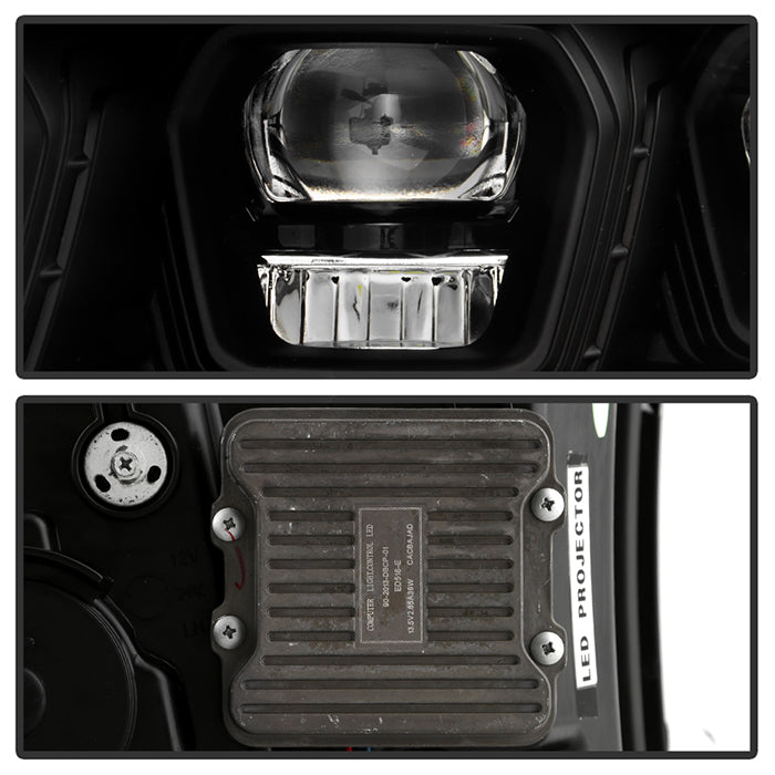 Spyder 5088673 Apex LED Projector Headlight Assembly