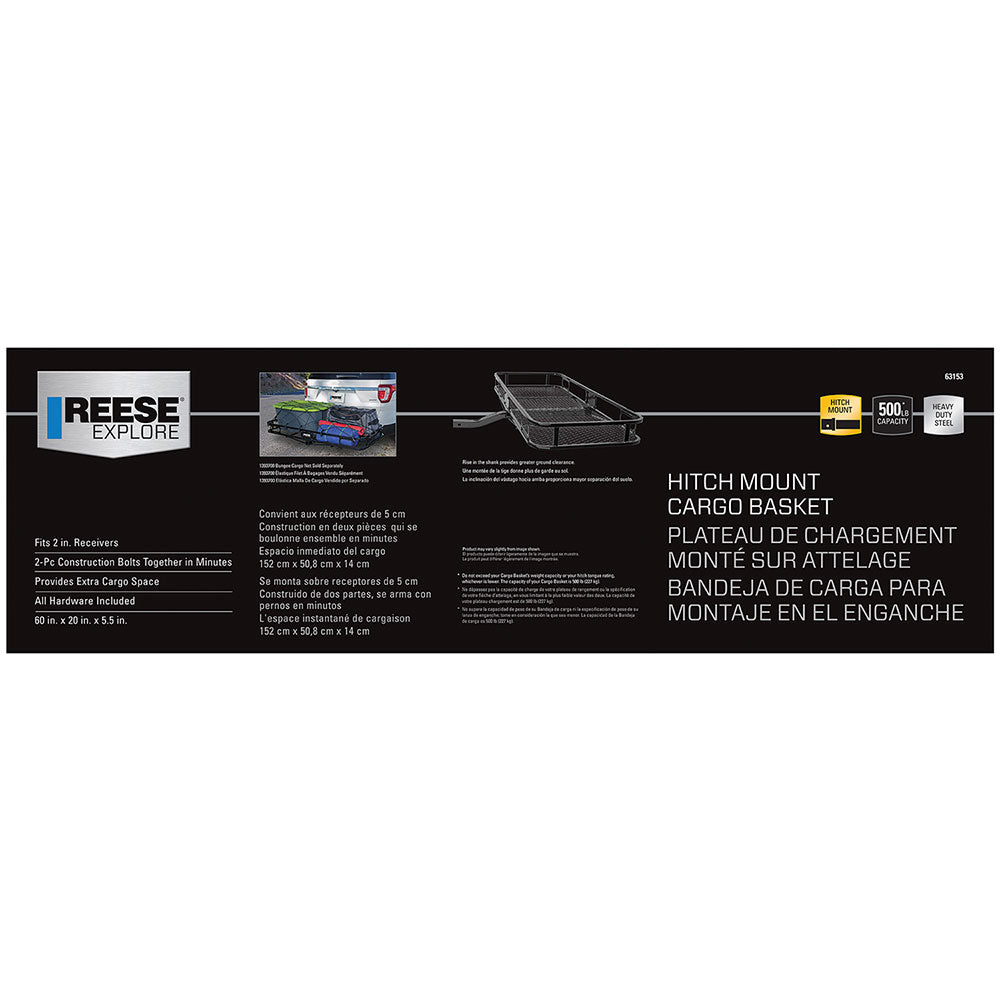 Reese 63153 Trailer Hitch Cargo Carrier - image 4