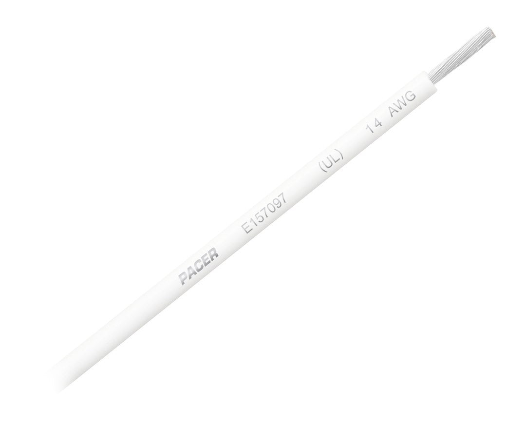 Pacer Marine Wul14wh-100 Tinned Marine Primary Wire